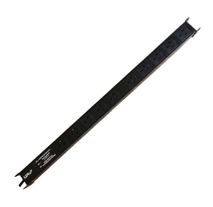 LDR 10-Port 10A Power Distribution Unit AU Approved - 10x 3-Pin AU/NZ Outlets/Sl