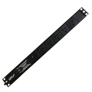 LDR 6-Port 10A Power Distribution Unit AU Approved - 6x 3-Pin AU/NZ Outlets/Slot
