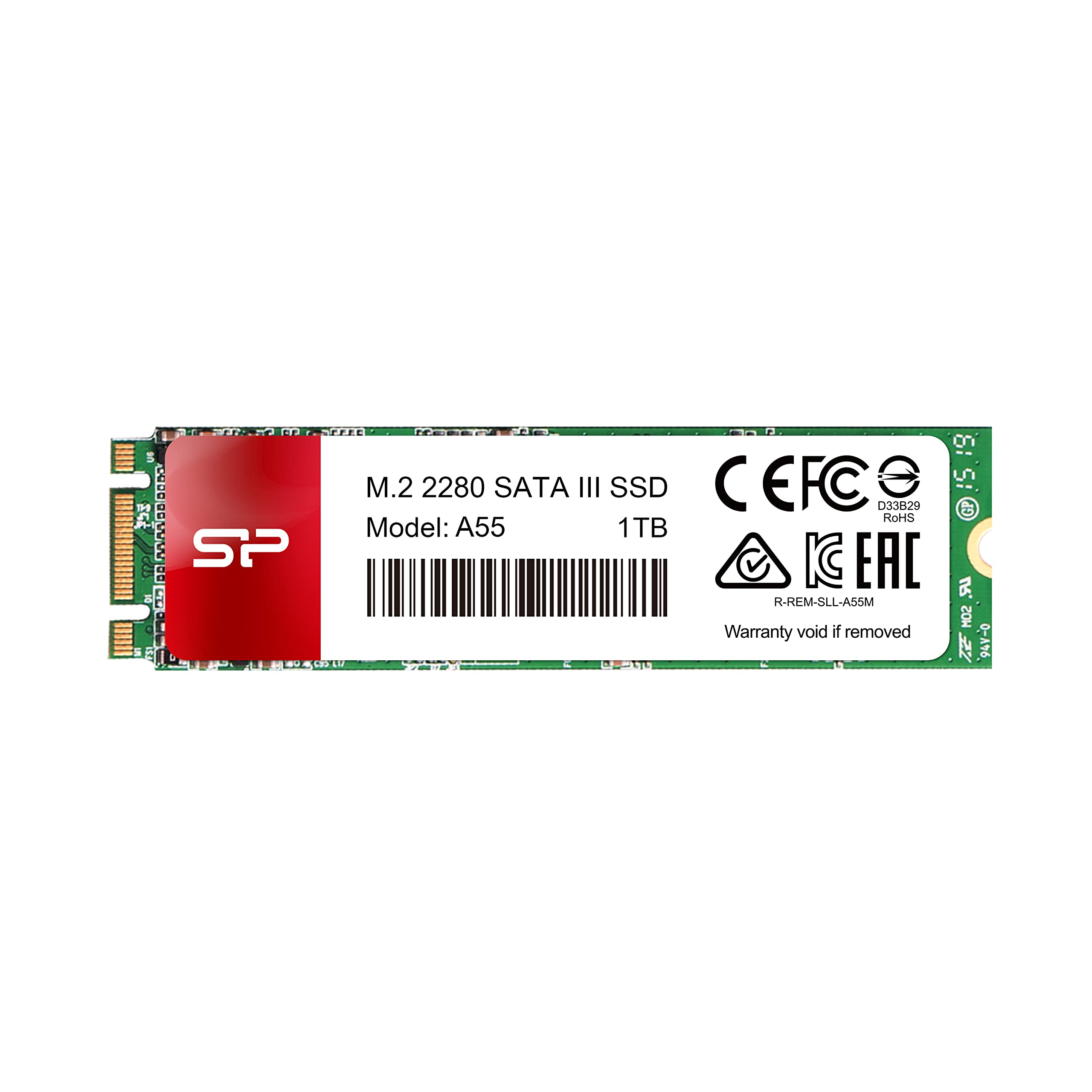 Silicon Power SP001TBSS3A55M28 1TB M.2 2280 SATA III SSD