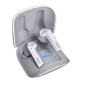 ASUS ROG Cetra True Wireless Gaming Headphones (Moonlight White) Low-latency Wir