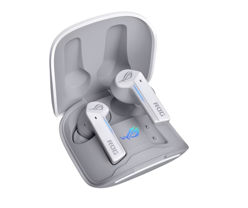 ASUS ROG Cetra True Wireless Gaming Headphones (Moonlight White) Low-latency Wir