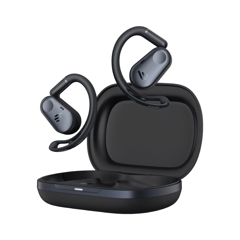 Edifier COMFO-FLEX-BLACK Open-ear True Wireless Earbuds-Black