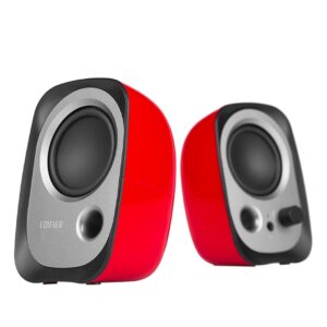 Edifier R12U USB Compact 2.0 Multimedia Speakers System (Red) - 3.5mm AUX/USB/Id