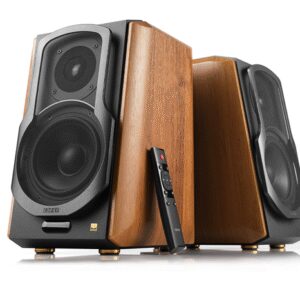 Edifier S1000MKII 2.0 Active Lifestyle Bookshelf Bluetooth Studio Speakers Brown