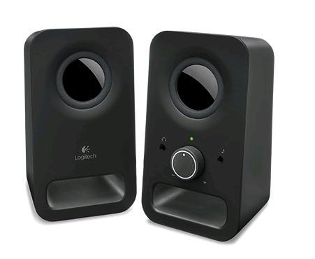 Logitech Z150 2.0 Stereo Speakers 6W Compact Size Easily Access to Power & Volum