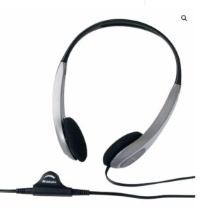 Verbatim Multimedia Headset with Volume Control Headphone - Ideal for Office