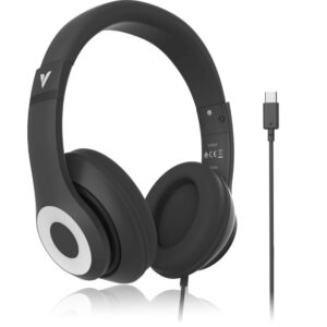Verbatim Audio Headphone Mic Classic Type C - Black