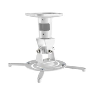 TiXX PM15W Aluminium Projector Ceiling Mount 15Kg Max. White.