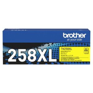 Brother TN-258XLY Yellow High Yield Toner Cartridge