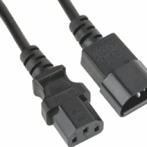 Astrotek Power Extension Cable 2m - Male to Female IEC C13 to C14 Monitor to PC