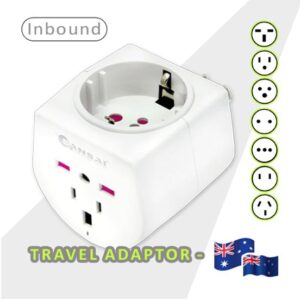 Sansai Universal Travel Adaptor 10A 240V 2400W 50Hz compatible for UK/USA/China/