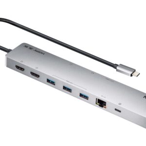 Aten 11-in-1 USB-C Multiport Dock with Power Pass-Through