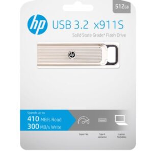 HP 911S Solid State Grade USB read up to 410MB/s write up to 300MB/s 512G
