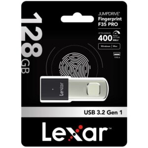 Lexar F35 PRO 128GB JumpDrive Fingerprint USB 3.2 Gen 1