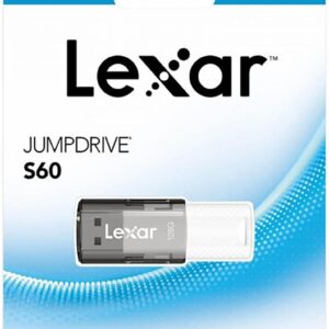 Lexar S60 128GB JumpDrive® USB 2.0 Flash Drive provides stylish