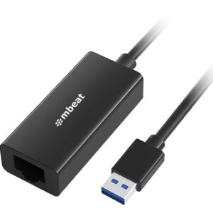 (LS) mbeat® USB 3.0 Gigabit Etherent Adapter - Black RJ45