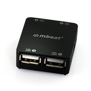 (LS)mbeat® 4 Port USB 2.0 Hub - USB 2.0 Plug and Play/ High Speed Interface/ Id