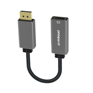 mbeat® Elite Display Port to HDMI Adapter - Converts DisplayPort to HDMI Female