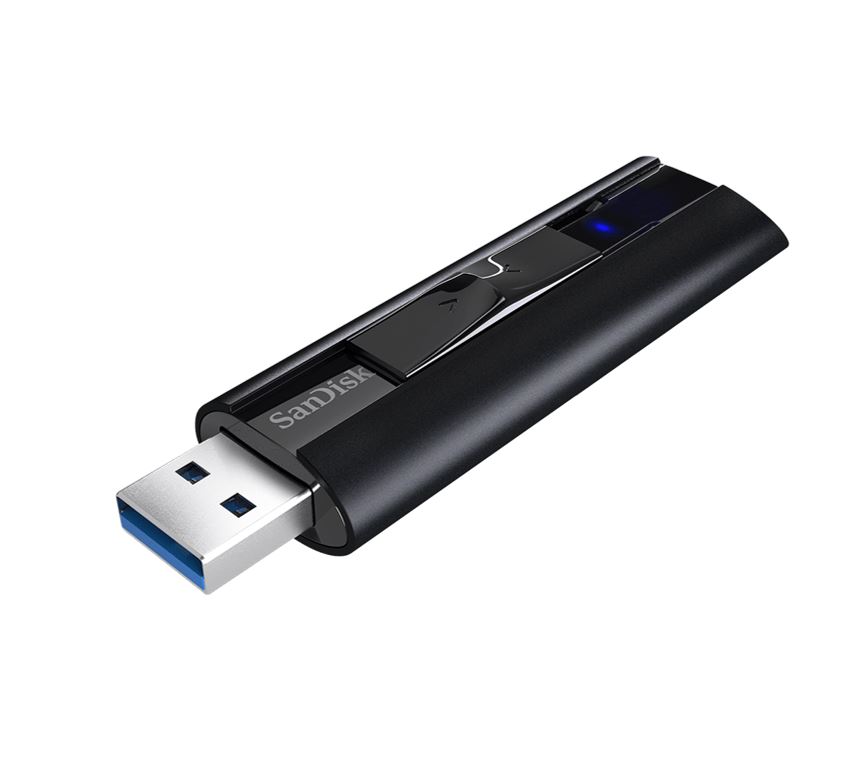SanDisk 128GB Extreme Pro USB3.1 Solid State Flash Drive CZ880 Black 420MB/s Lif