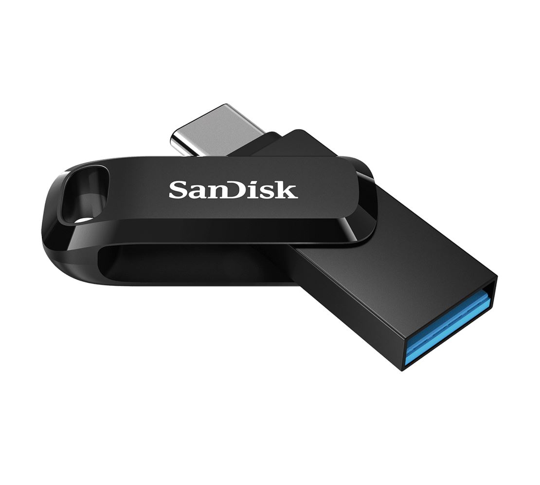 SanDisk 64GB Ultra Dual Drive Go 2-in-1 USB-C & USB-A Flash Drive Memory Stick 1