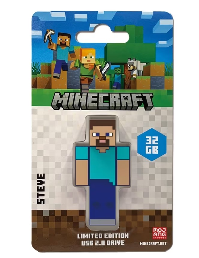 Verbatim Minecraft Steve - Collector's Edition USB Flash Drive - 32GB - Steve. R
