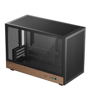 DeepCool CH260 Wood High Airflow Compact Micro-ATX Wood Grain Case.USB3.0×2?Gen