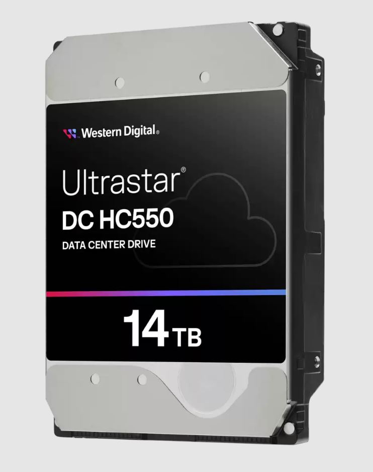 Western Digital WD Ultrastar DC HC550 14TB 3.5' SATA 512MB 7200RPM EAMR SE 5yrs