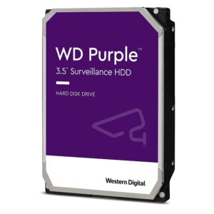 Western Digital WD Purple 1TB 3.5' Surveillance HDD 5400RPM 64MB SATA3 110MB/s 1