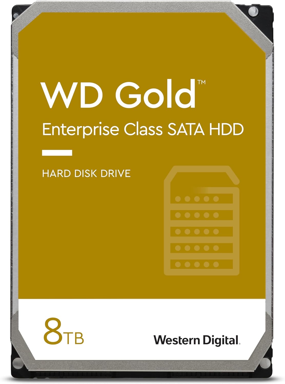 Western Digital Gold 8TB 3.5' Enterprise Class SATA 6 Gb/s HDD 7200 RPM Cache Si
