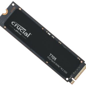 Crucial T705 2TB Gen5 NVMe SSD - 14500/12700 MB/s R/W 1200TBW 1550K IOPs 1.5M hr