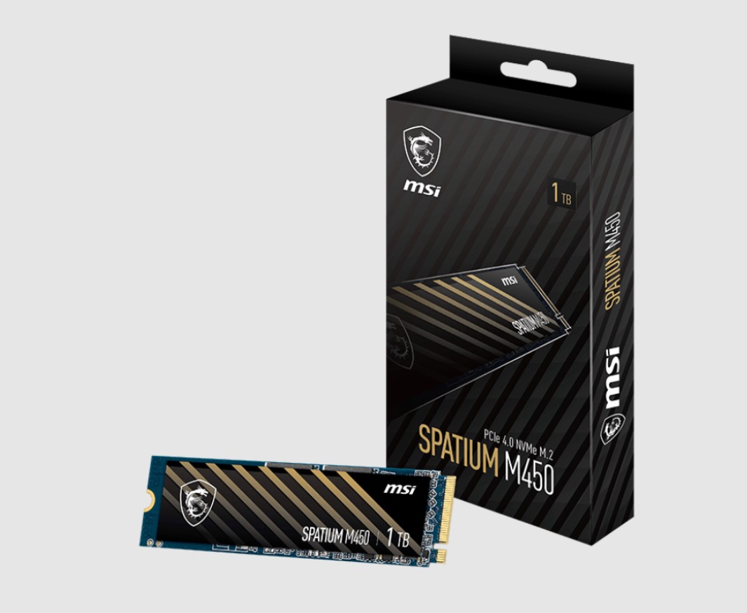 MSI SPATIUM M450 PCIe 4.0 NVMe M.2 1TB SSD