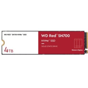 Western Digital WD Red SN700 4TB NVMe NAS SSD 3400MB/s 3100MB/s R/W 5100TBW 550K