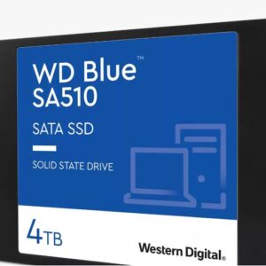 Western Digital WD Blue 4TB 2.5' SATA SSD 560R/530W MB/s 95K/82K IOPS 600TBW 1.7