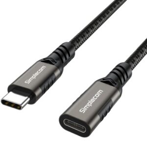 Simplecom CAU610 USB-C Male to Female Extension Cable USB 3.2 Gen2 PD 100W 20Gbp