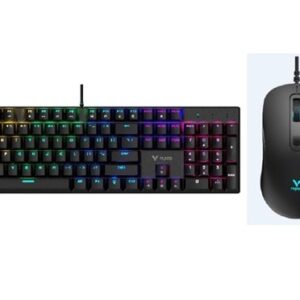 RAPOO V128S Backlit Mechanical Gaming Keyboard & Optical Gaming Mouse
