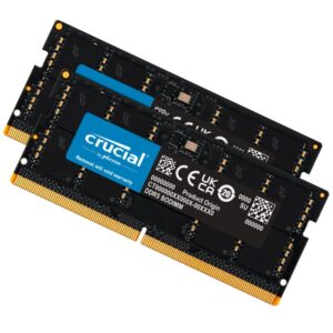 Crucial 64GB (2x32GB) DDR5 SODIMM 5600MHz CL46 Laptop Laptop Memory