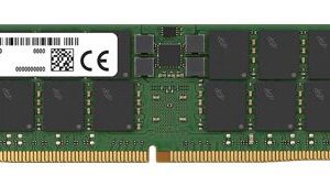 Micron 96GB (1x96GB) DDR5 RDIMM 6400MHz CL52 2Rx4 ECC Registered Server Data Cen