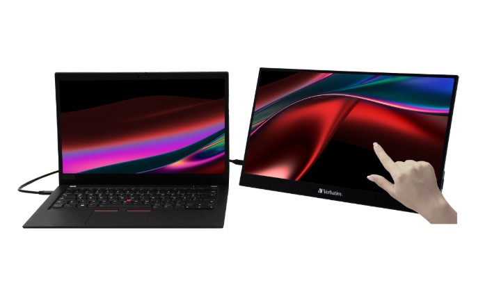 Verbatim 17.3' USB-C Portable 10 Point Touch