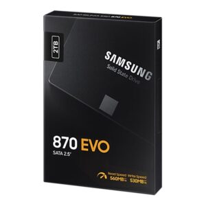 Samsung MZ-77E2T0BW EVO 870 2TB 2.5" SSD