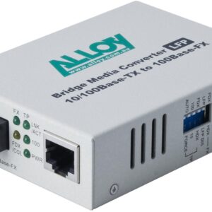 Alloy FCR200SC 10/100Base-TX to 100Base-FX Multimode Fibre (SC) Converter with L