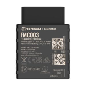Teltonika FMC003 Advanced Plug and Track Real-Time Tracking Terminal with GNSS