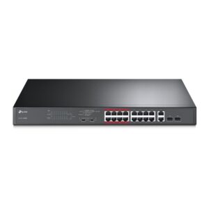 (E)TP-Link TL-SL1218MP 16-Port 10/100Mbps PoE+ Switch