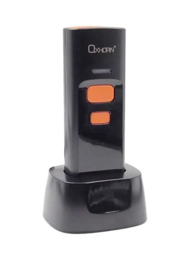 Oxhorn Mini Wireless 2.4G Bluetooth 5.0 2D Barcode Scanner Commercial Grade USB