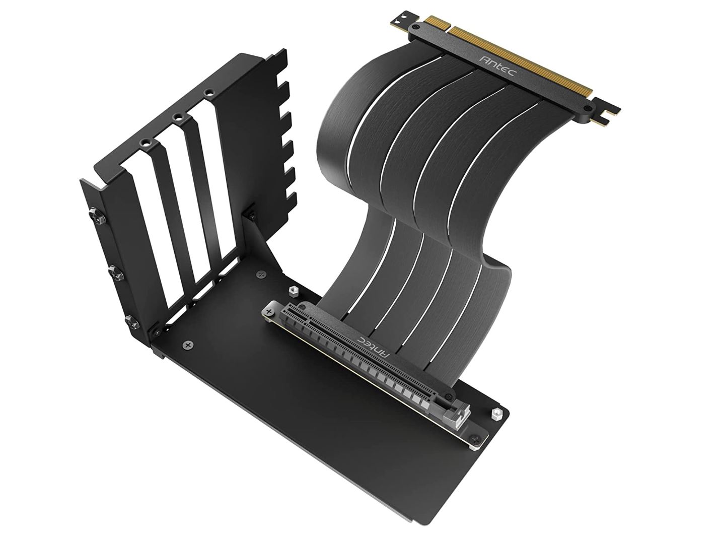 Antec Vertical PCI Bracket and PCI-E 4.0 Cable Kit (200mm) Black. Universal 5070