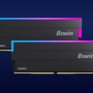 BIWIN DDR5 Memory DW100 RGB Memory 6000MHz 32GB (16GB*2) CL30-38-38-76 1.35V BLA