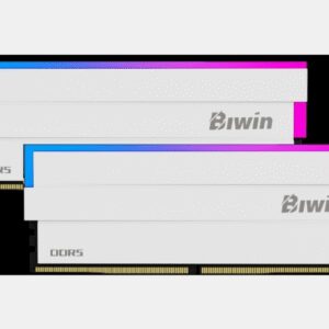 BIWIN DDR5 Memory DW100 RGB 6000mhz 32kits (16GB*2) CL36 White Black Opal (Gamin
