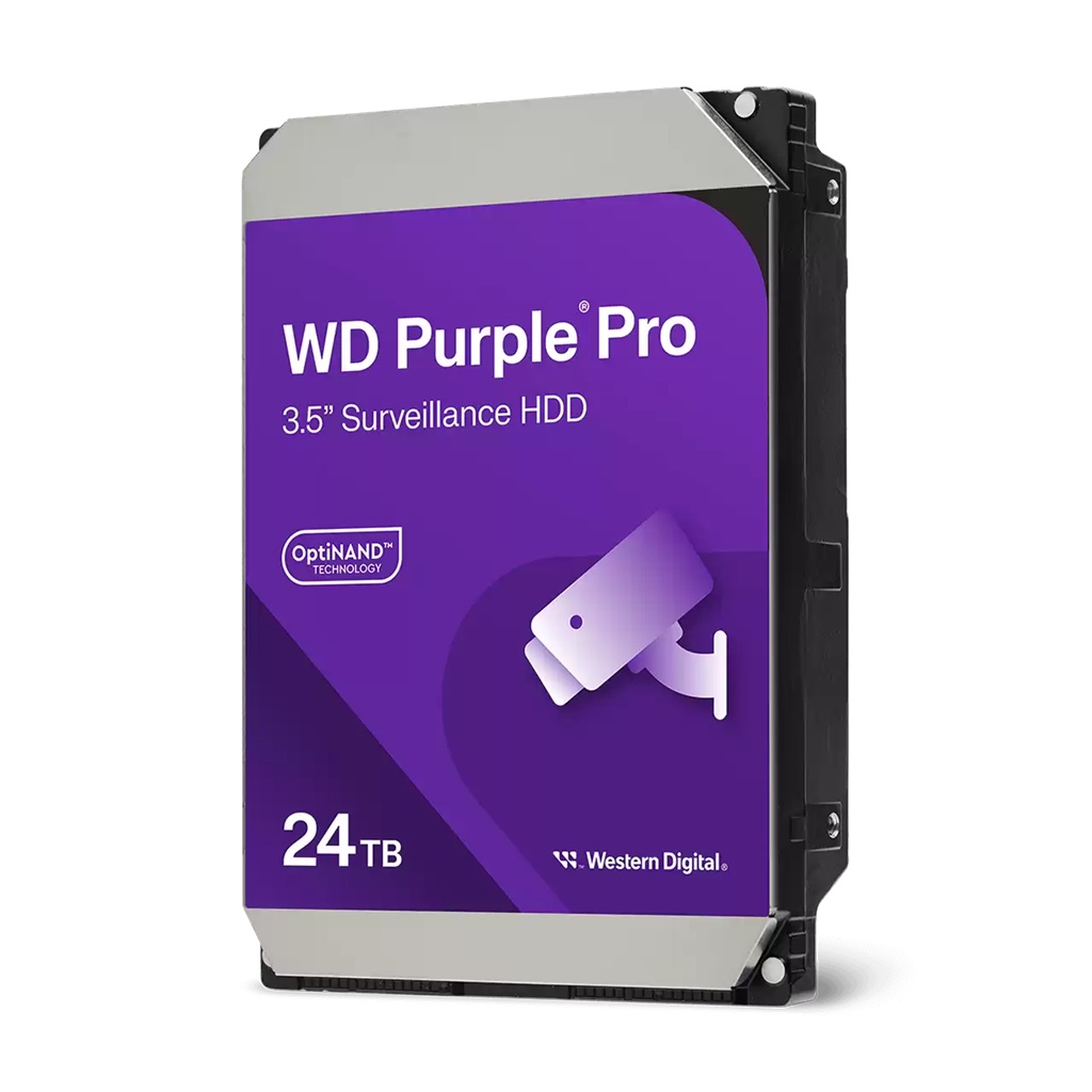 Western Digital WD Purple™ Pro Surveillance Hard Drive - 24TB 3.5' HDD 7200RPM