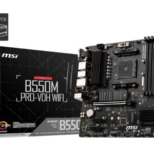 MSI B550M PRO-VDH WIFI Motherboard AMD Ryzen AM4