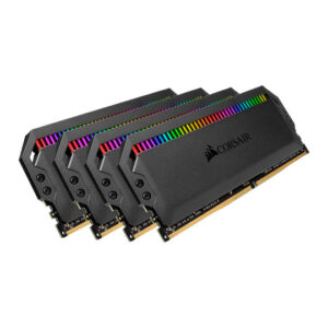 Corsair Dominator Platinum RGB 64GB (4x16GB) DDR4 3200MHz C16 XMP 2.0 White Desk