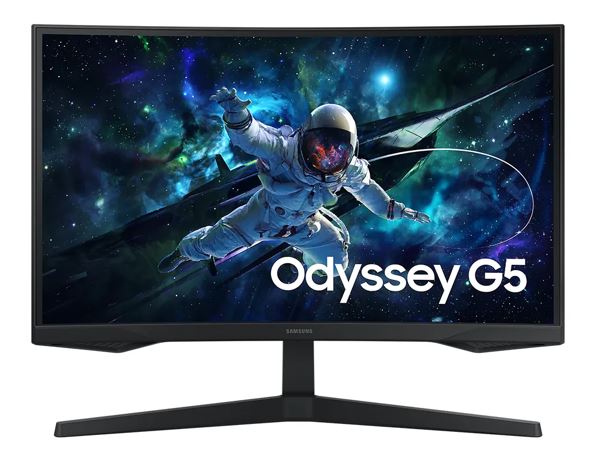 Samsung Odyssey G55C 27' QHD Curved Gaming Monitor 2560 x 144 165Hz16:9 1000R 1m